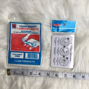 ⭐️3/$15 Small laminating sheets for ID cards